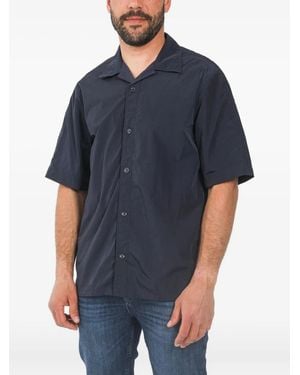 NN07 Buttoned Short-Sleeve Shirt - Blue