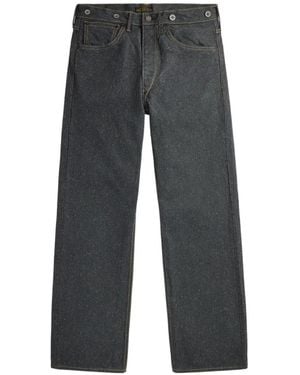 RRL Vaqueros Con Detalle De Hebilla - Gris