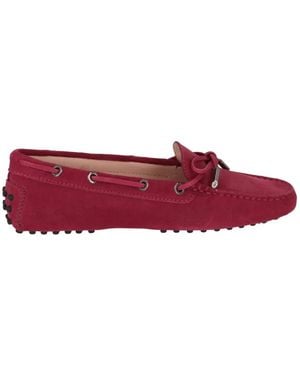 Tod's Gommino Bow-Detail Loafers - Red