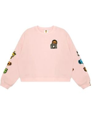 *BABY MILO® STORE BY *A BATHING APE® Baby Milo Graphic-Print Jumper - Pink