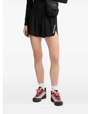 X Bionic Logo-Print Elasticated Shorts - Black