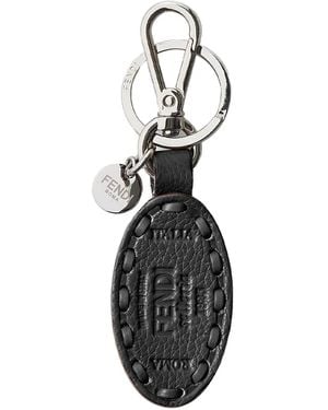 Fendi Portachiavi Ovale - Nero