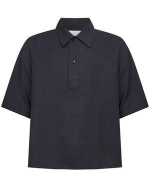Studio Nicholson Polo De Manga Corta - Azul