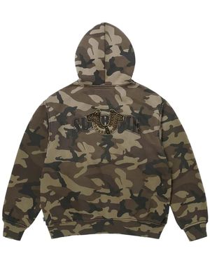 Supreme X True Religion Appliqués Camouflage Polo Shirt in Green