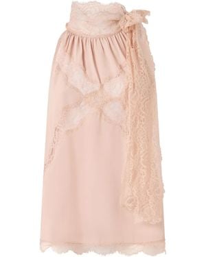 Pinko Lace-Bow Top - Pink