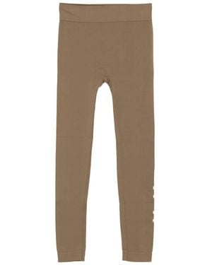 Max Mara Legging Basile À Logo Imprimé - Neutre