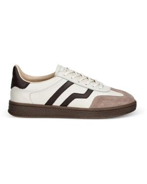 GANT Logo-Print Paneled Sneakers - White