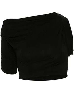 Jacquemus Top 'Drapeado' - Black