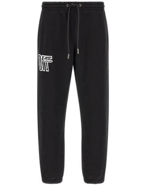 Off-White c/o Virgil Abloh Motion Arrow Cuffed Joggers - Black