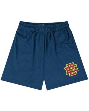 Eric Emanuel Elasticated-Waistband Shorts - Blue