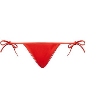 DSquared² Bragas De Bikini Bordadas - Rojo