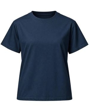 Minimum Lilou Katoenen T-Shirt - Blauw
