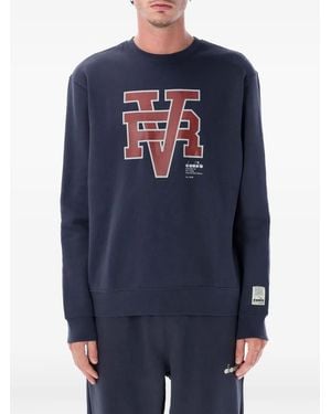 Diadora Valley Graphic-Print Sweatshirt - Blue