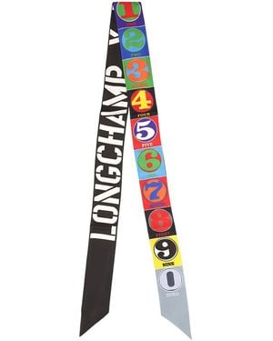 Longchamp Sjaal Met Print - Wit