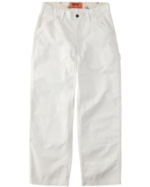 Universal Overall Double-Knee Painter Trousers - White
