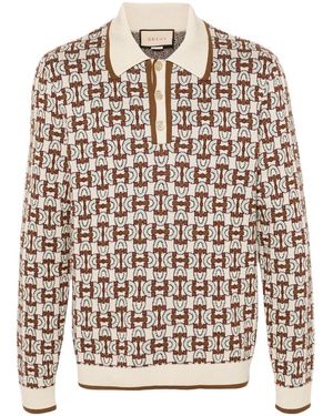 Gucci ホースビット ポロシャツ - ホワイト