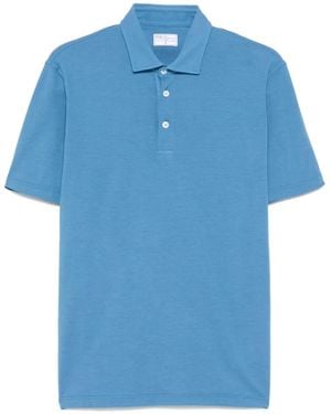 Fedeli Piqué polo shirt - Blau