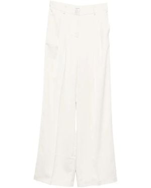 ANDAMANE Pleated Pants - White