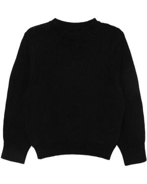 TOTEME Cotton Oversized Jumper - Black