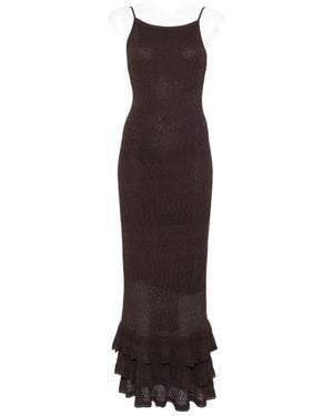 STAUD Gerüschtes Bliss Kleid - Lila