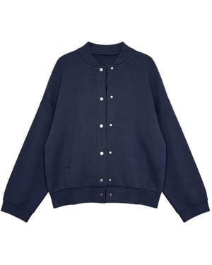 Brunello Cucinelli Sweat À Boutons Pression - Blue