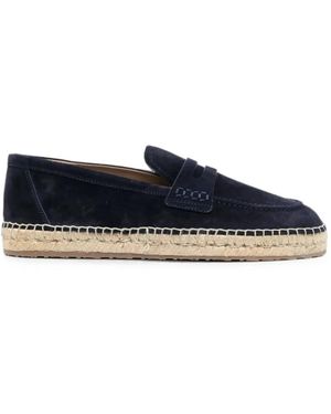 Gianvito Rossi Lido Suede Espadrilles - Blue