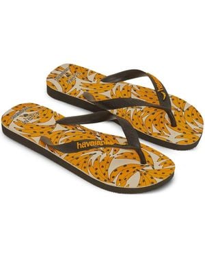 FARM Rio Nanica Flip-Flops - Metallic