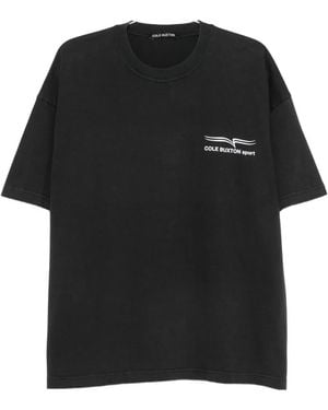 Cole Buxton Logo-Print Short-Sleeve T-Shirt - Black
