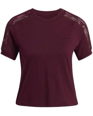 adidas Lace T-Shirt - Purple