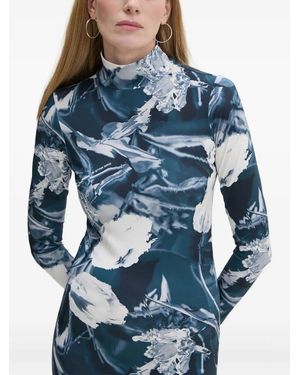 G-Star Long-Sleeved Mini Dress - Blue