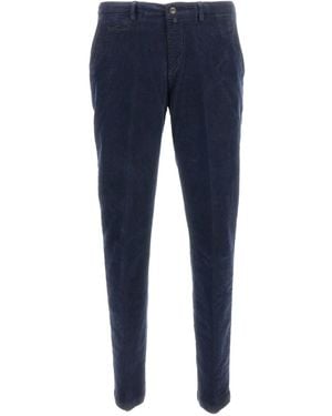 Briglia 1949 Tailored Velvet Trousers - ブルー