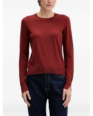 Sisley Crew-Neck Jumper - Red
