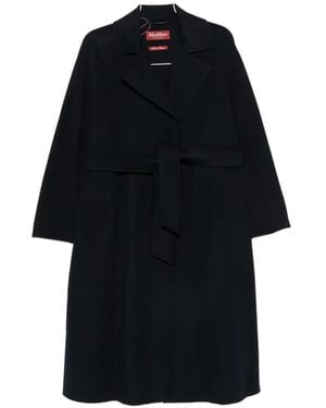 Max Mara Mstcles Belted Coat - Black