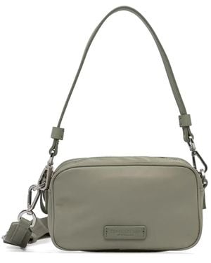 Marc O' Polo Small Logo-Patch Cross Body Bag - Gray
