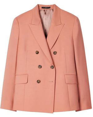 Paul Smith Double-Breasted Blazer - Pink