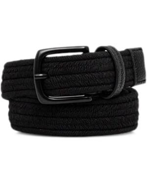 ARMANI EXCHANGE Woven texture belt - Schwarz