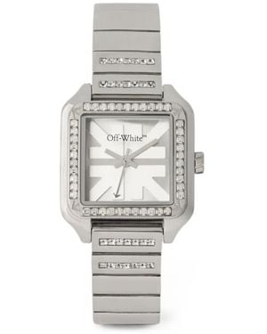 Off-White c/o Virgil Abloh After Hours Pavé 31.5Mm Watch - White