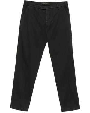 Michael Coal Belt-Loop Pants - Black