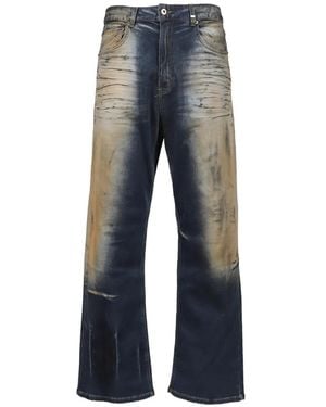 we11done Distressed-Effect Jeans - Blue