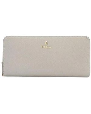 Furla Camelia Leather Wallet - Grey