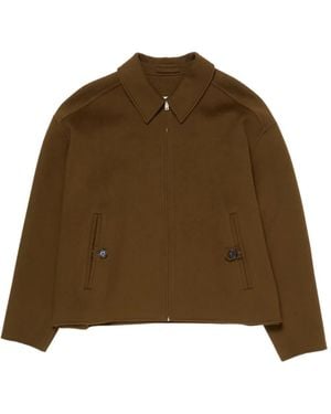 Acne Studios Zip-Front Jacket - Brown