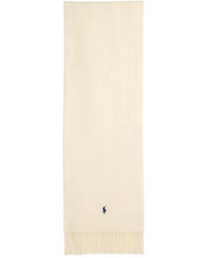 Polo Ralph Lauren Sciarpa Con Frange - Neutro
