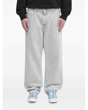 Carhartt Single Knee Cargo Jeans Met Dubbele Zak - Grijs