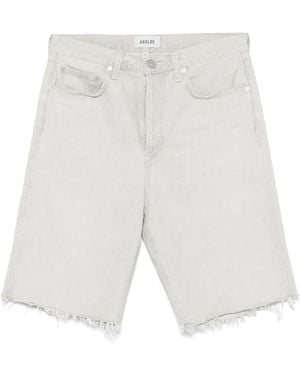 Agolde Cotton Shorts - White