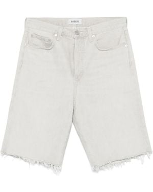 Agolde Cotton Shorts - White