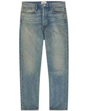 Agolde 90's Washed Straight-Leg Jeans - Blue