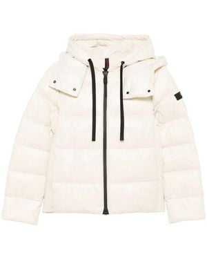 Peuterey Puffer Jacket With Double Hood - Natural