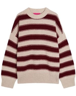 The Elder Statesman Striped sweater - Rot