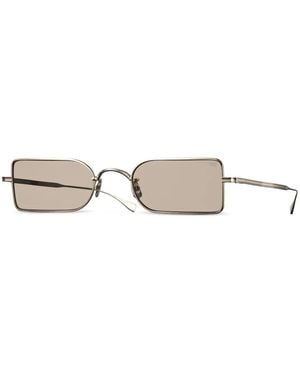 Eyevan 7285 798 Rectangle-Frame Sunglasses - White