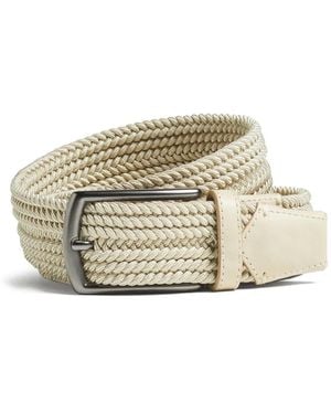 ZEGNA Braided Belt - Natural
